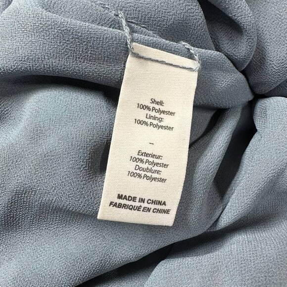 Cinq à Sept NWT Leigh Floral Print Ruffle Maxi Dress Size 2 Smocked Slit Sleeve - Picture 12 of 12